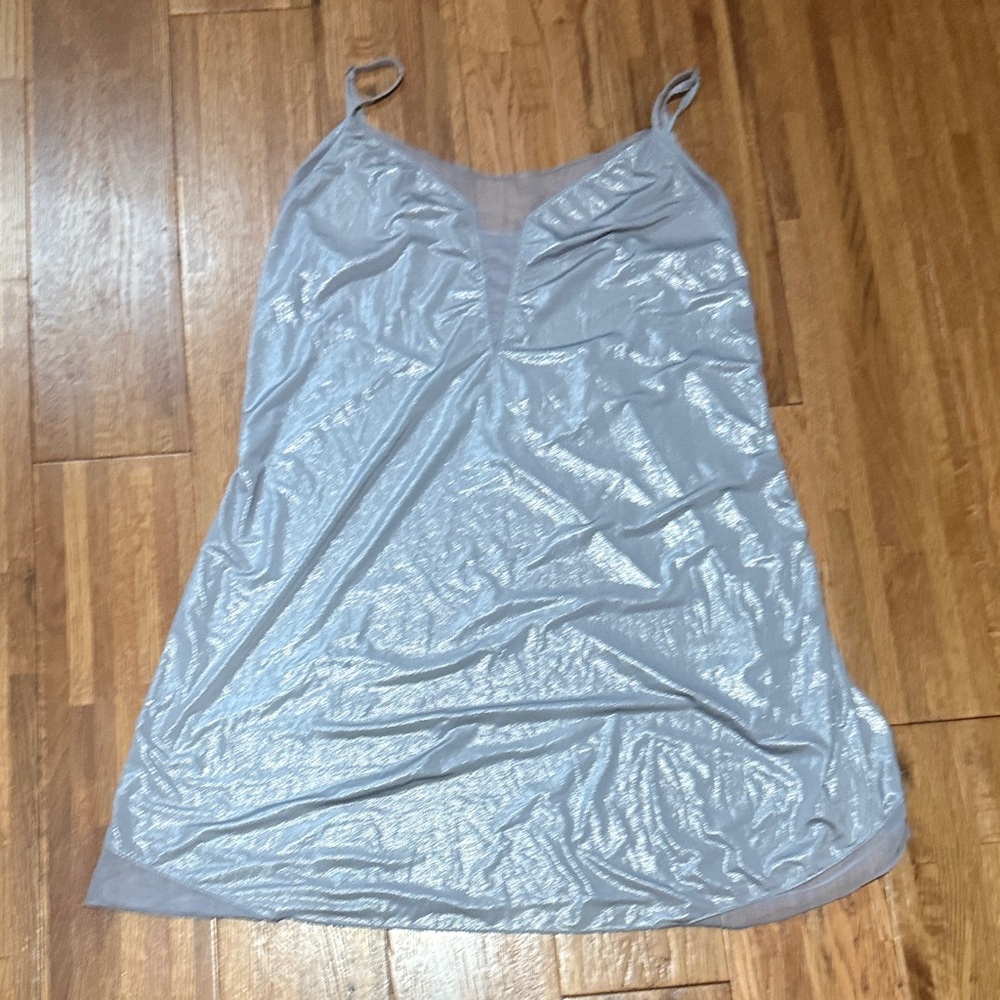 Victoria's Secret Gray Satin Lingerie